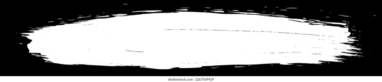 Scribble hand drawn in chalk on black. Panoramic background. Wide horizontal long banner. Design element. Vector illustration, Eps 10.