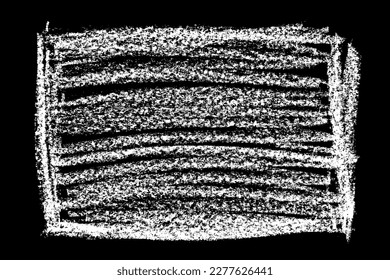 Esgrima mano dibujada en tiza sobre fondo negro. Elemento de mancha monocromo. Imagen generada digitalmente. Ilustración vectorial, Eps 10.