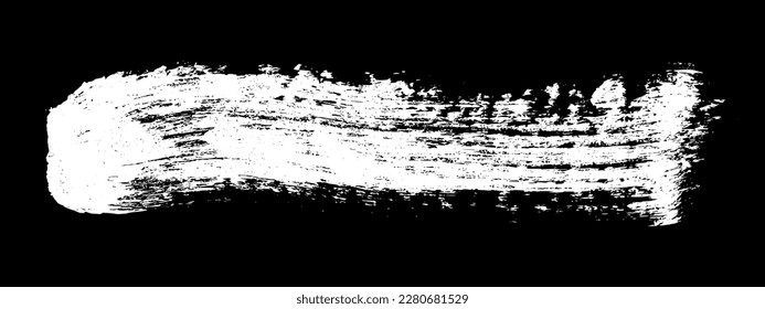 Scribble hand drawn in chalk on black. Panoramic background. Wide horizontal long banner. Design element. Vector illustration, Eps 10.