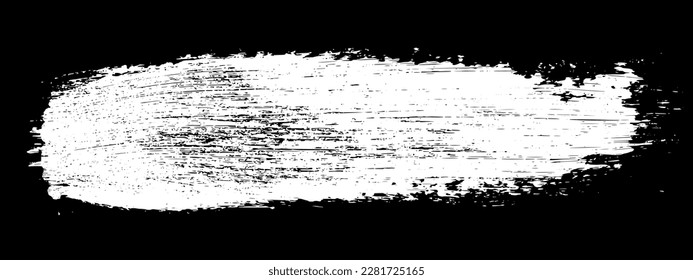 Scribble hand drawn in chalk on black. Panoramic background. Wide horizontal long banner. Design element. Vector illustration, Eps 10.