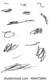Scribble Hand Drawn in Pencil