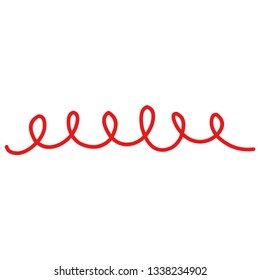 Scribble. Handwritten. Lines. Heart, infinity. Entangled. For your design.