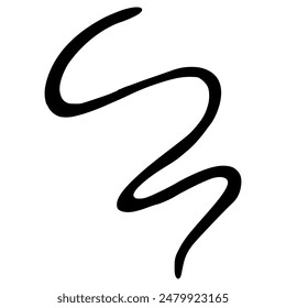 scribble illustration hand drawn isolated vector