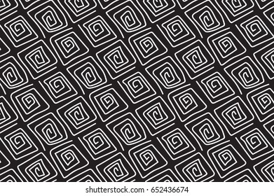 scribble line black and white modern vector clean simple editable pattern