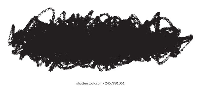 Scribble lines frame. Dirty artistic design element, box. Black paint, ink brush stroke, brush, line, grunge. Vector illustration. Isolated on white background. Freehand drawing.  