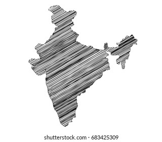 India Map Doodle Images, Stock Photos & Vectors | Shutterstock