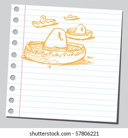 Scribble mexican hat