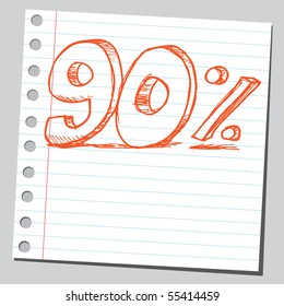 Scribble ninety percent