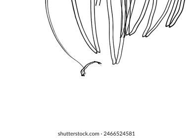 Scribble pen or pencil strokes brush. Drawn chaotic randomized abstract black white patterns scratches. Random doodle covers, posters and cards. Black charcoal pencil sketch textures Vector.