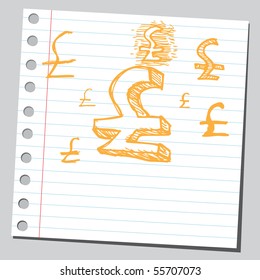 Scribble pound symbol