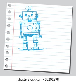 Scribble robot