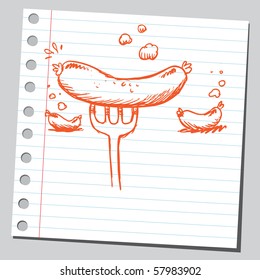 Scribble sausages