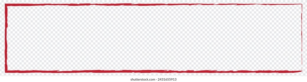 Scribble, sketch lines rectangle frame. Squiggly, zig-zag, criss-cross doodle lines rectangular border