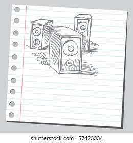 Scribble speakers