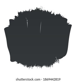 scribble stain grunge paintbrush black vector illustration