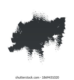 ilustración vectorial abstracta de garganta pintada a mano