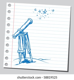 Scribble telescope