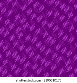 Scribble texture violet purple seamless vector acrylic pattern. Violet surreal creativity graphic brush stain tempera pattern