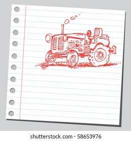 Scribble tractor