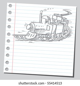 Scribble train