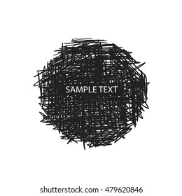 Scribble vector design elements for your text banners
