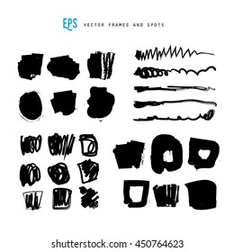 Scribble vector forms set vector.