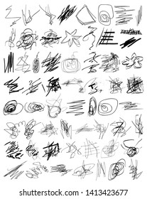 Scribble Vector Graphic Pack 03