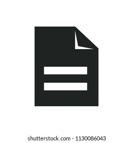 scribbled paper vector icon