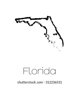A Scribbled shape the State Florida