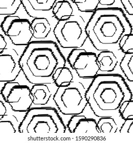 Scribbled textured. Abstract seamless pattern. Repeating geometrical scribble background for textile, carpet, wrapping paper, clothing, wallpaper, curtains, fabric prints, shirts, wrappingprints 