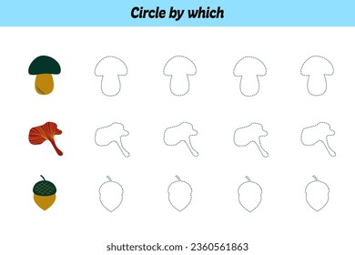 Scribbles, circling the cotorus, for toddlers.