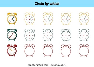 Scribbles, circling the cotorus, for toddlers.