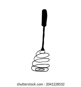 scribbles, doodles, doodle, striking, decoration, drawing, drawing, element, isolated object, white background,
