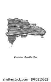 
Mapa de diseño de la república de Doinican. eps 10