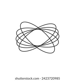 Scrible line art hand draw vector