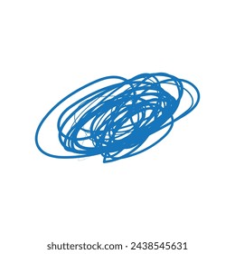 Scrible line art hand draw vector