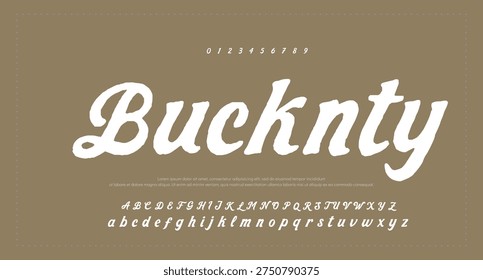 Script Brush Font Type Font lettering handwritten 