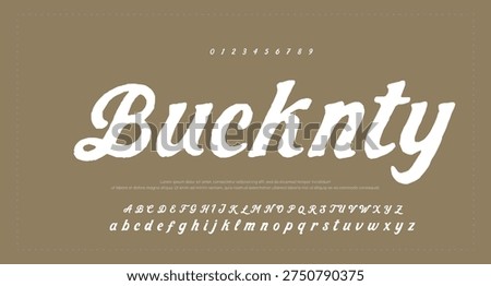 Script Brush Font Type Font lettering handwritten 