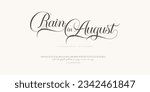 a script calligraphy font alphabet typography typeface handwritten wedding invitation greeting card