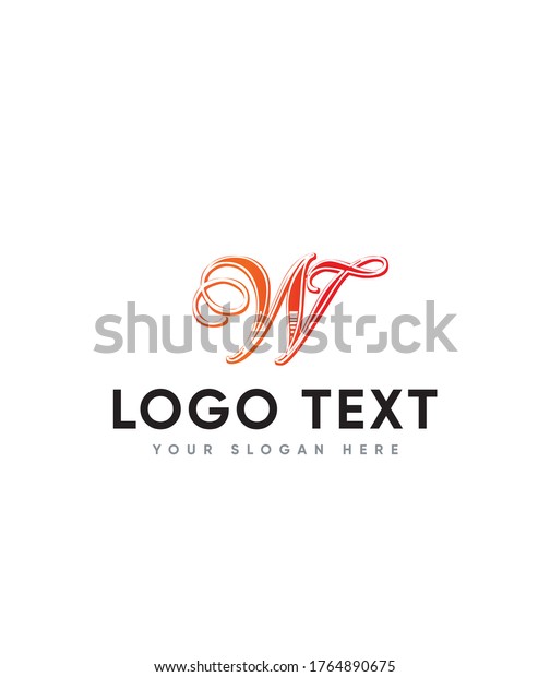 Script Circus Letter Type W Logo Stock Vector (Royalty Free) 1764890675 ...