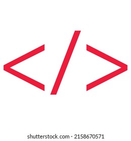 A Script Coding Sign - Computer Programming Illustration - Technology Vector, Command Prompt  Icon 