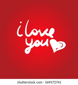 Script concept quote with text Happy Valentines Day. Vector illustration