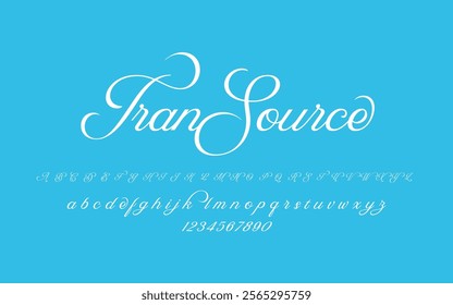 Script cursive font Alphabet Typography Typeface, Elegant, flowing script, adds a touch of sophistication to design and writing