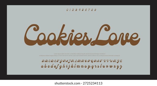 Script Elegant Signature Typeface. Lettering signature font isolated on grey background. brus style alphabet. Vector logo letters. 