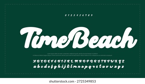 
Script Elegant Signature Typeface. Lettering signature font isolated on grey background. brus style alphabet. Vector logo letters