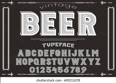 script handcrafted vector calligraphy font typeface,vector,labels,illustration,letters,grunge,graphics,banners,vintage in design with decoration beer 