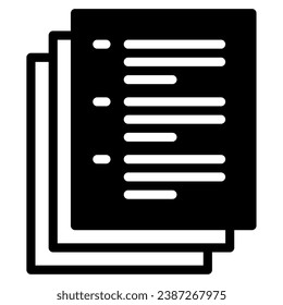 Script icon for web, UIUX, infographic, etc