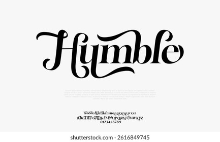 Script Serif Font � Elegant Decorative Display Typeface EPS