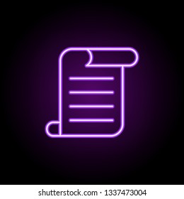 script sign icon. Web icons universal set for web and mobile