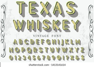 Script Typeface handcrafted handwritten vector label design old style.Shadow Effect.vintage Hand Drawn.Retro Typography.Vector Illustration.